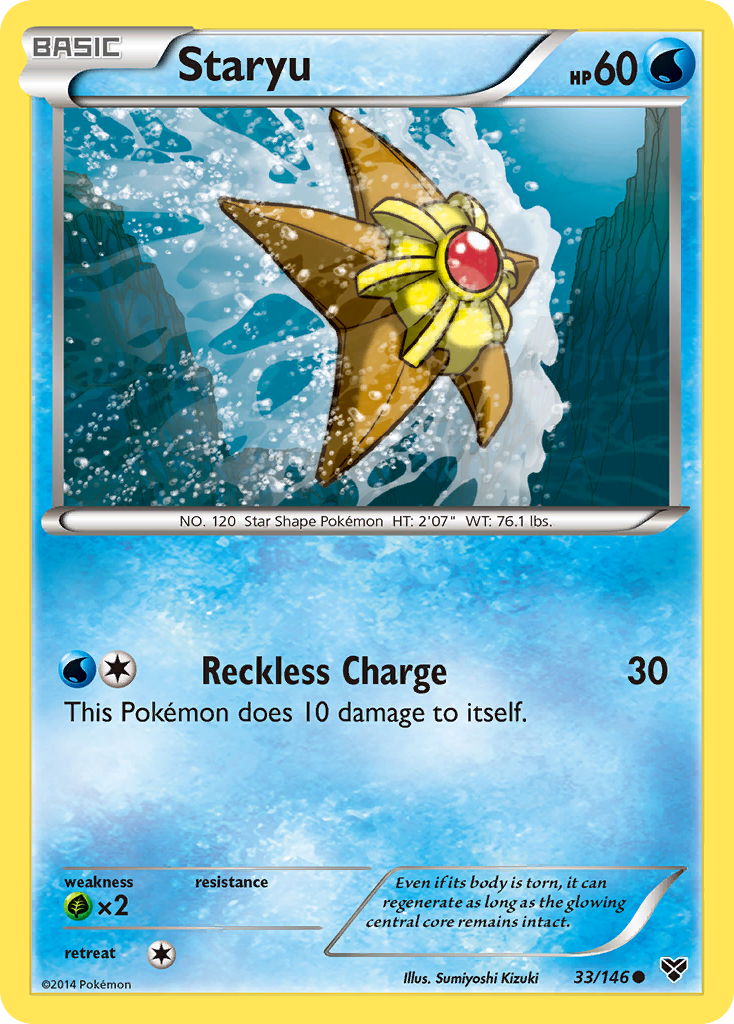 Staryu (33/146) - XY Pokémon Card