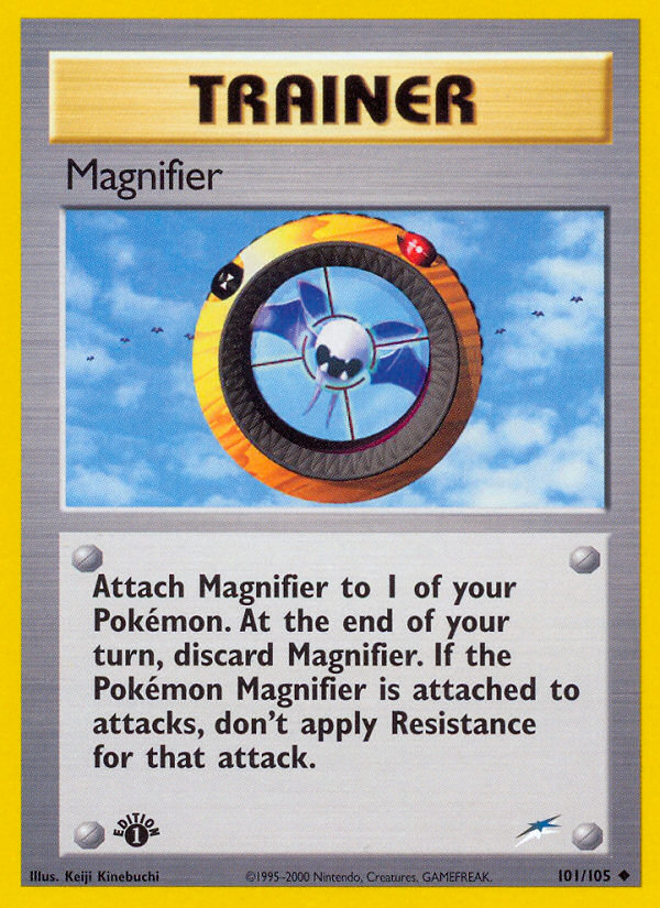 Magnifier (101/105) - Neo Destiny Pokémon Card