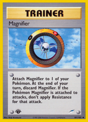 Magnifier (Trainer) (101/105) - Neo Destiny (1st Edition)