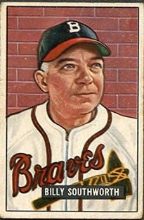 Billy Southworth 1951 Bowman #207 Sports Card