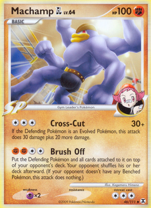 Machamp GL (46/111) - Rising Rivals Pokémon Card