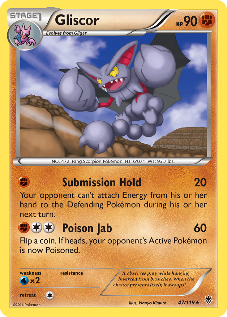 Gliscor (47/119) - Phantom Forces Pokémon Card