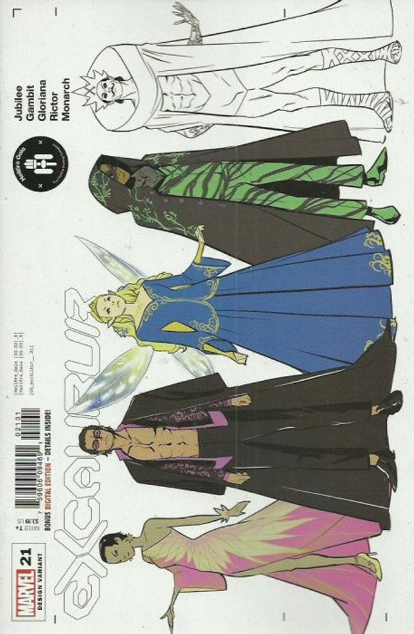 Excalibur #21 (To Character Design Variant Gala)