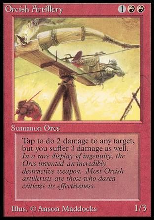 Orcish Artillery (Beta) Trading Card