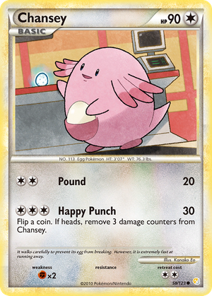 Chansey (58/123) - HeartGold & SoulSilver