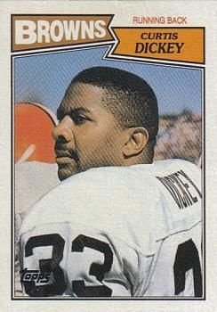 Curtis Dickey 1987 Topps #81 Sports Card