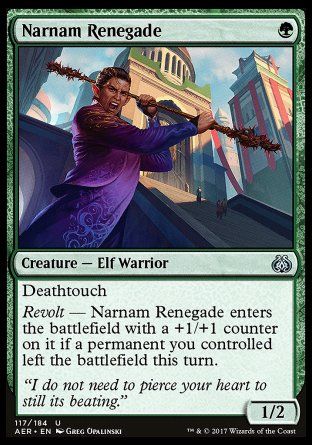 Narnam Renegade (Aether Revolt) Trading Card