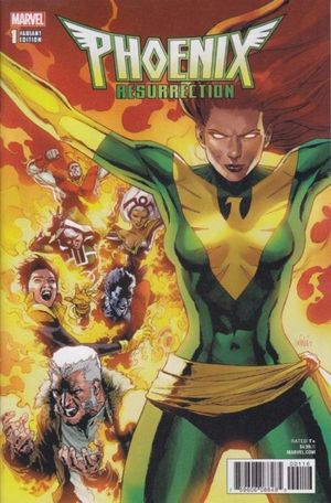 Phoenix Resurrection: The Return of Jean Grey #1 (Yu Green Costume Variant Leg)