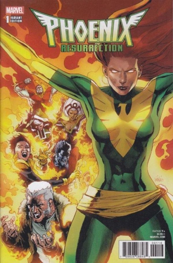 Phoenix Resurrection: The Return of Jean Grey #1 (Yu Green Costume Variant Leg)