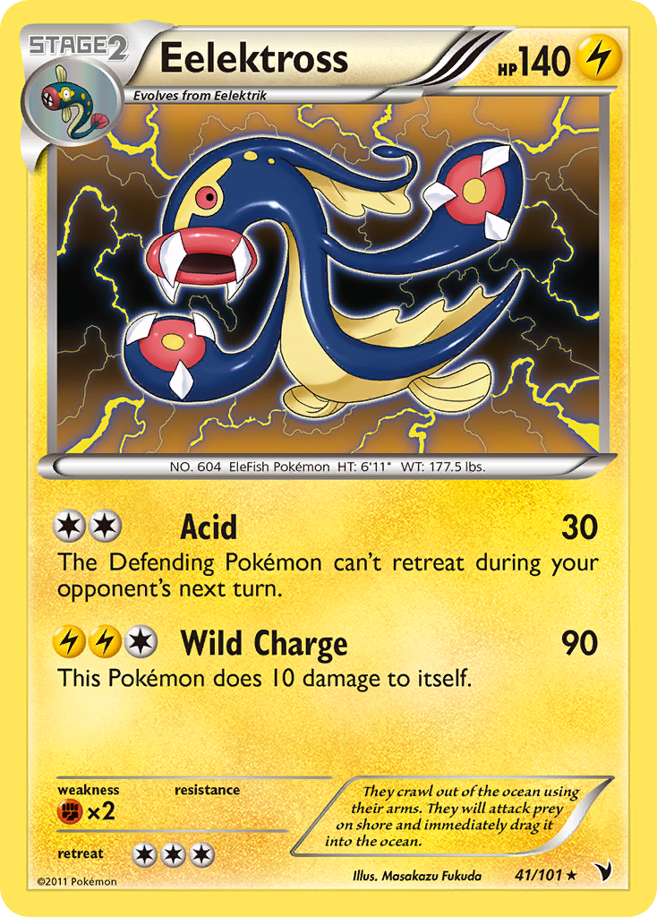 Eelektross (41/101) - Noble Victories Pokémon Card