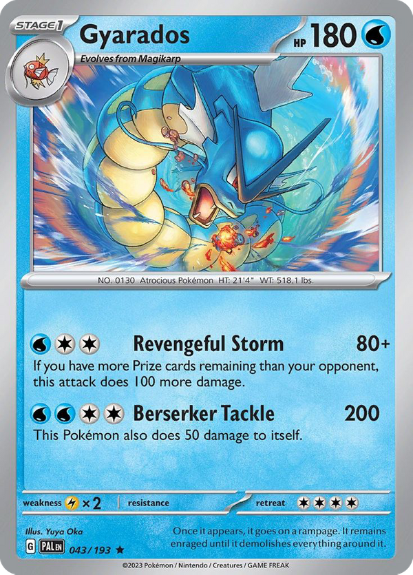 Gyarados (43/193) - Paldea Evolved