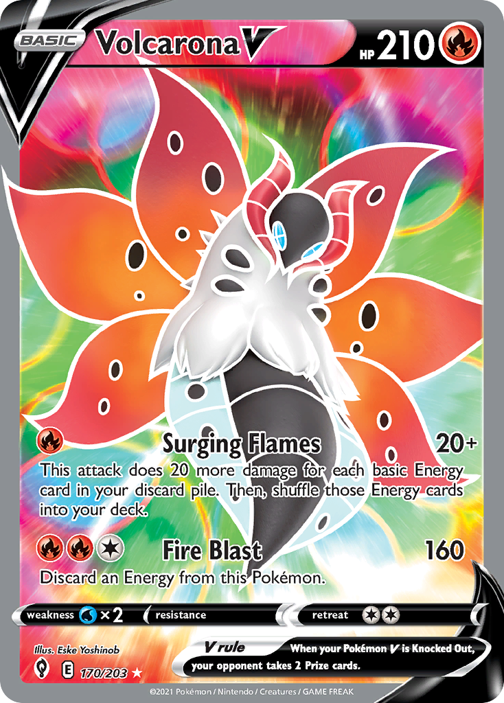 olcarona V (170/203) - Evolving Skies Pokémon Card