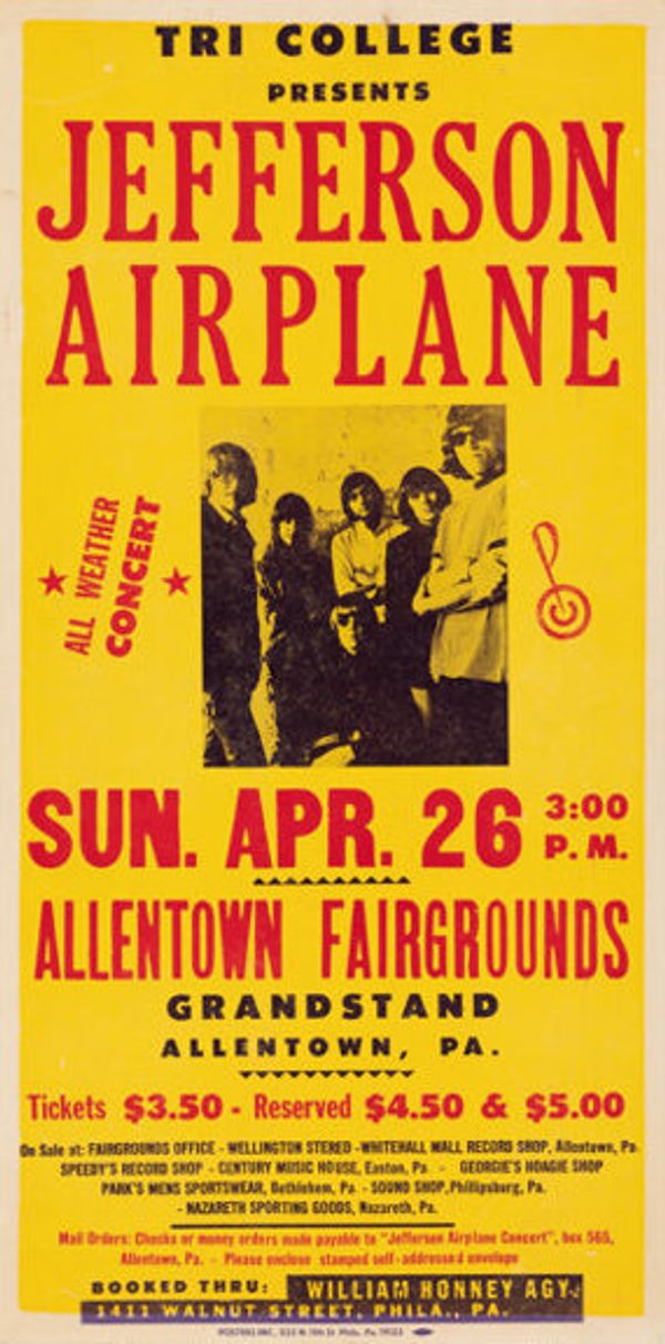 Jefferson Airplane Allentown Fairgrounds 1970