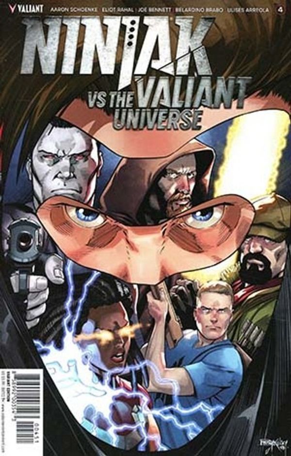 Ninjak vs the Valiant Universe #4 (Cover E 50 Copy Cover Kitson)