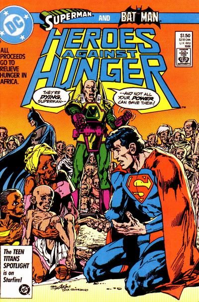Heroes Against Hunger #1 Comic