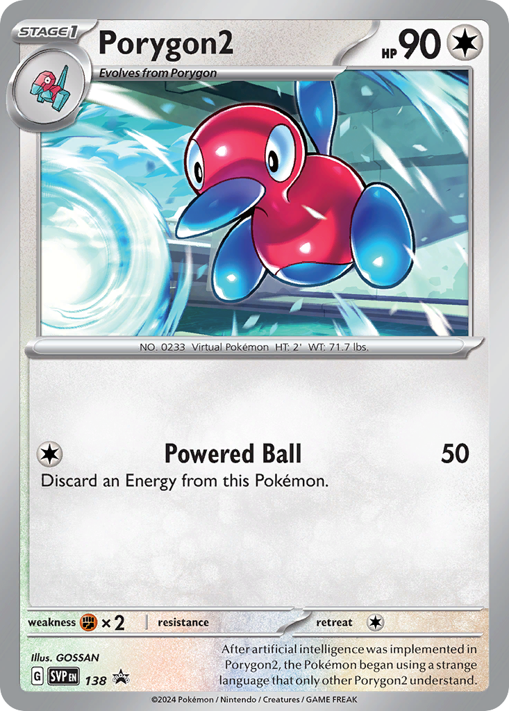 Porygon2 (138/150) - Scarlet & Violet Black Star Promos Pokémon Card