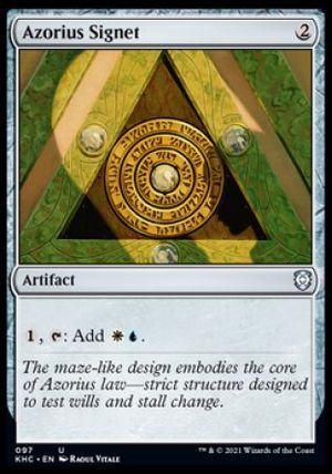 Azorius Signet (Kaldheim Commander Decks)