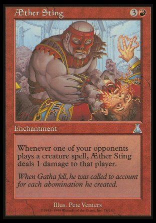 Aether Sting (Urza's Destiny) Trading Card