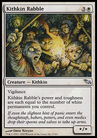 Kithkin Rabble (Shadowmoor) Trading Card