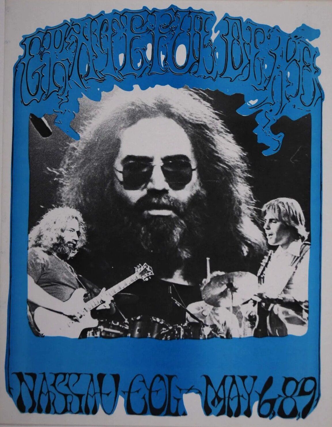Grateful Dead Nassau Coliseum 1981 Concert Poster