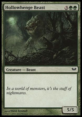 Hollowhenge Beast (Dark Ascension) Trading Card