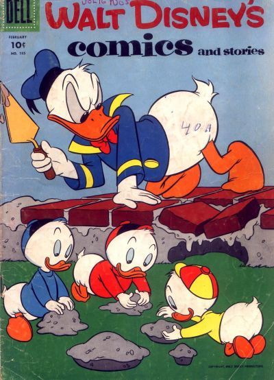 Walt Disney's Comics and Stories #185 Comic
