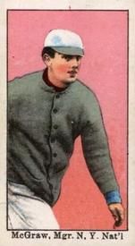 John McGraw 1909 Croft's Cocoa E92 Sports Card