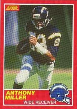 Anthony Miller 1989 Score #178 Sports Card