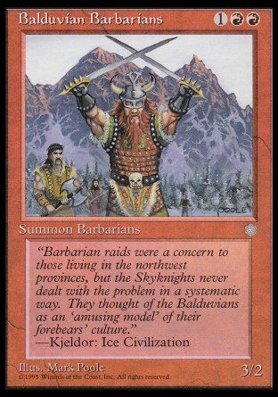 Balduvian Barbarians (Ice Age) Trading Card