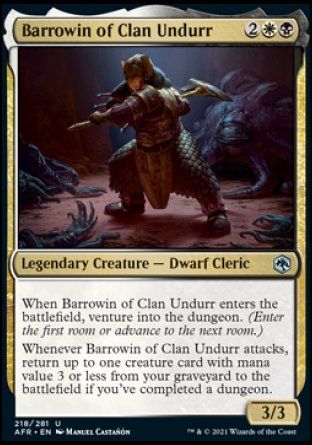 Barrowin of Clan Undurr (Dungeons & Dragons: Adventures in the Forgotten Realms) Trading Card