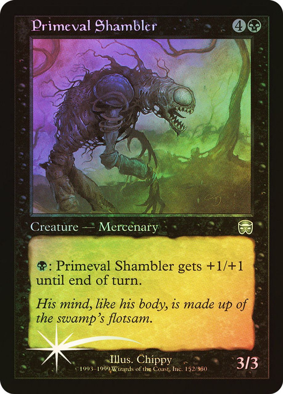 Primeval Shambler (Mercadian Masques - Foil) Trading Card