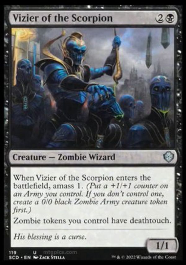 Vizier of the Scorpion (Starter Commander Decks)