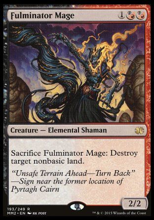 Fulminator Mage (Modern Masters 2015) Trading Card