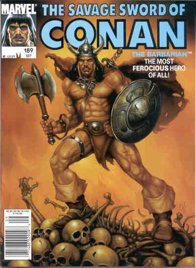 The Savage Sword of Conan #189 Comic