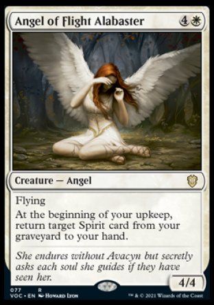 Angel of Flight Alabaster (Innistrad Crimson Vow Commander Decks) Trading Card