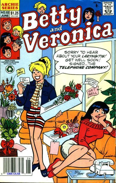 Betty and Veronica #52 Comic