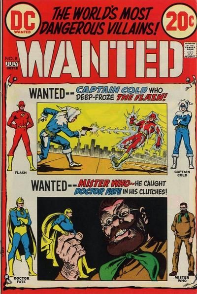 Wanted. The World's Most Dangerous Villains #8 Comic