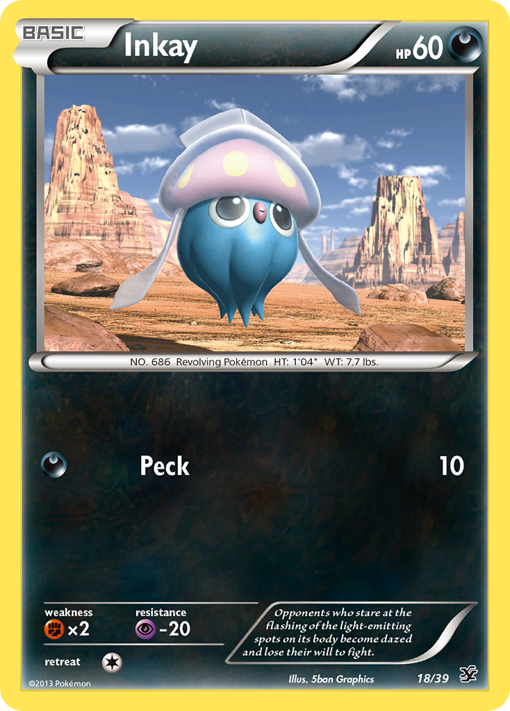 Inkay (18/39) - Kalos Starter Set Pokémon Card