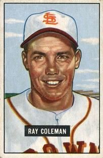 Ray Coleman 1951 Bowman #136 Sports Card