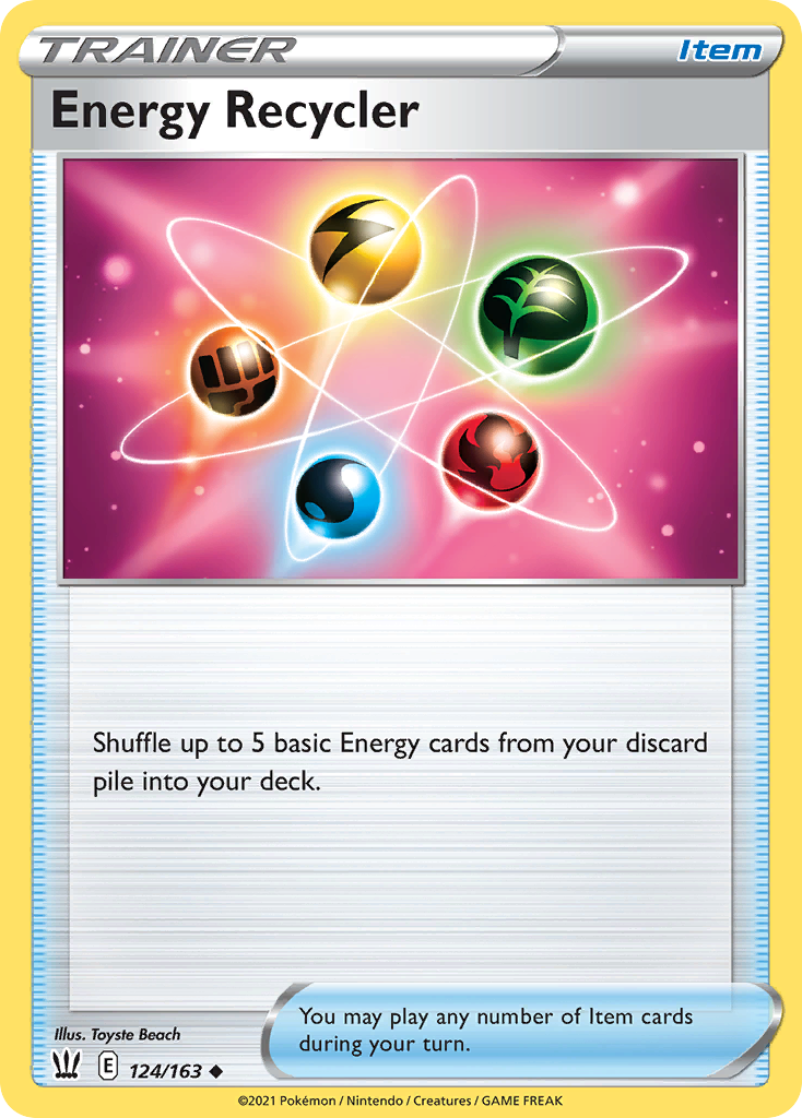 Energy Recycler (Trainer: Item) (124/163) - Battle Styles Pokémon Card