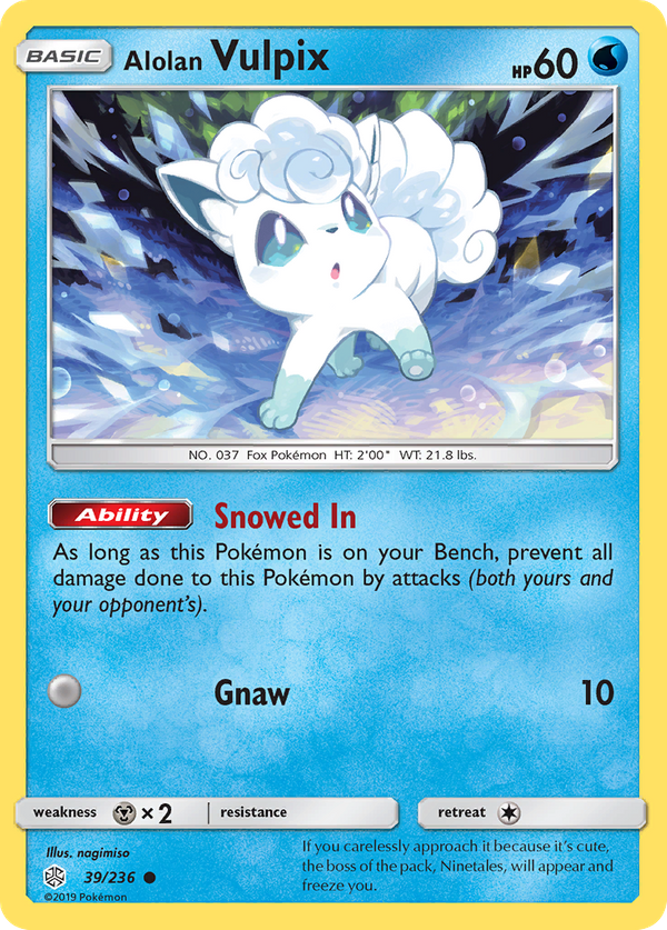 Alolan Vulpix (39/236) - Cosmic Eclipse