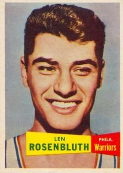 Lennie Rosenbluth 1957 Topps #48 Sports Card