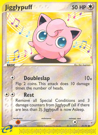 Jigglypuff (41/95) - Team Magma vs Team Aqua Pokémon Card