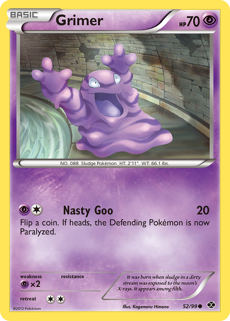 Grimer (52/99) - Next Destinies Pokémon Card