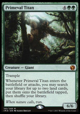 Primeval Titan (Iconic Masters) Trading Card