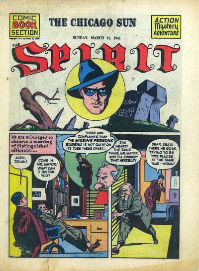 Spirit Section #3/25/1945 Comic