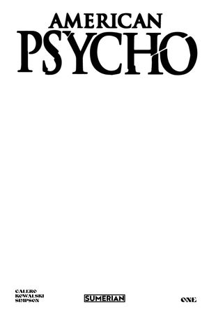 American Psycho #1 (Cvr I 2000 Ltd Sketch Cover)