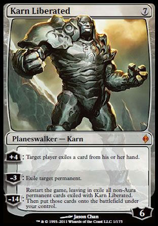 Karn Liberated (New Phyrexia) Trading Card