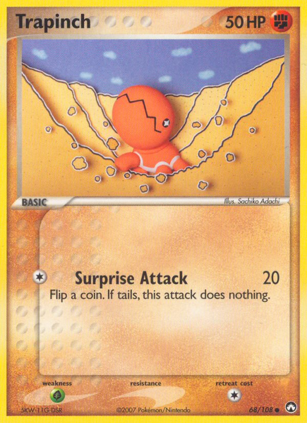 Trapinch (68/108) - Power Keepers Pokémon Card