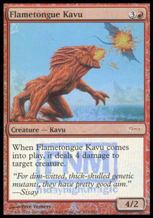 Flametongue Kavu (FNM Promos) Trading Card